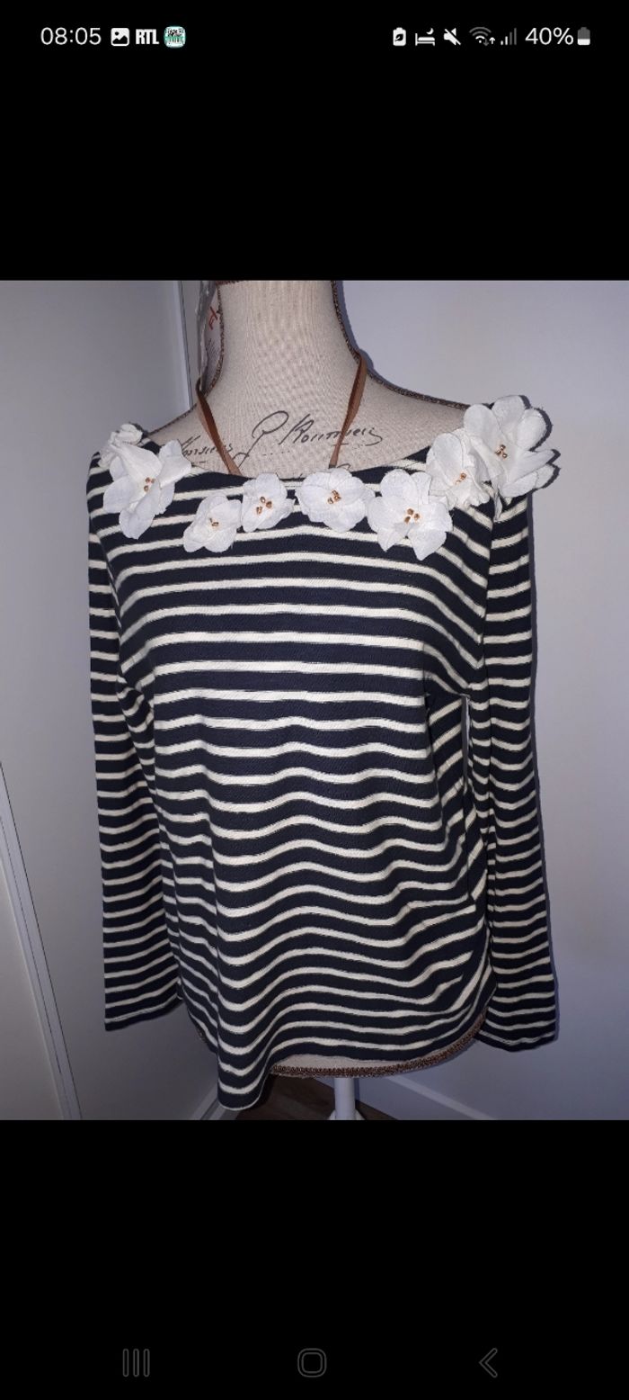 Pull sweat coton Leon & Harper taille M - photo numéro 9