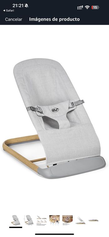 Transat bébé neuf gris