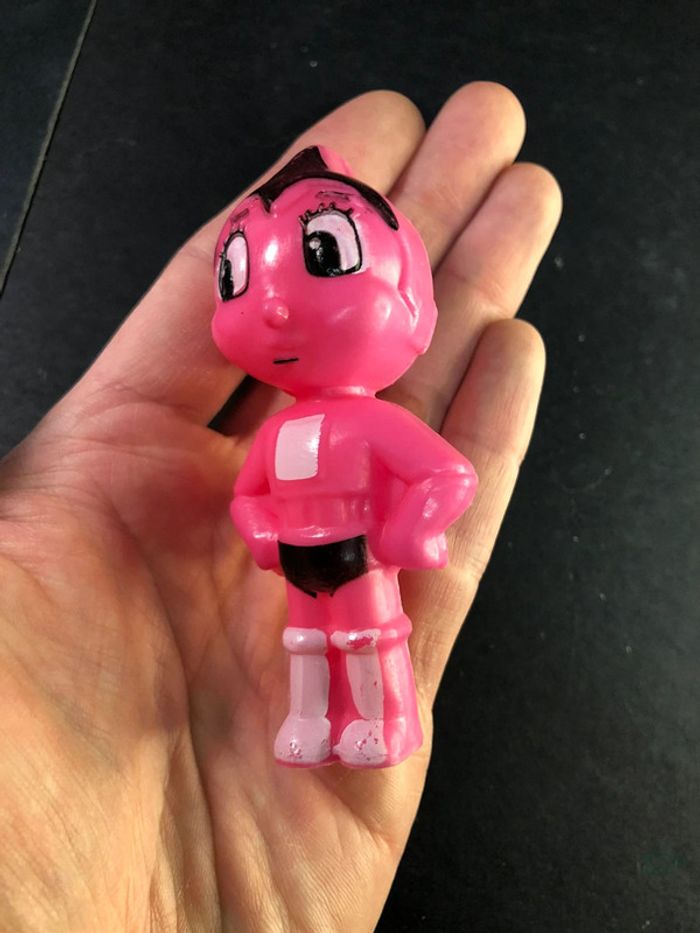 Figurine vintage bootleg Astro boy robot rose - photo numéro 5