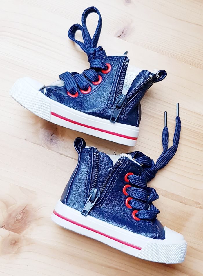 ❄ Baskets montantes fourrées - Marine - P18 ❄ - photo numéro 3