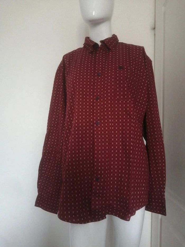 Autre chemise Atlas for Men bordeaux taille L - photo numéro 2