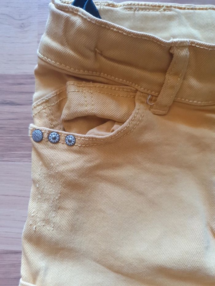 short jean 6 ans jaune catimini - photo numéro 4