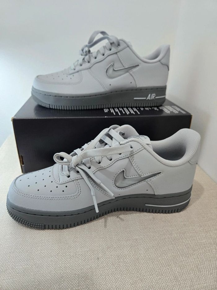 Nike air force 1 jewel grise femme fille garçon taille 37.5 - photo numéro 3
