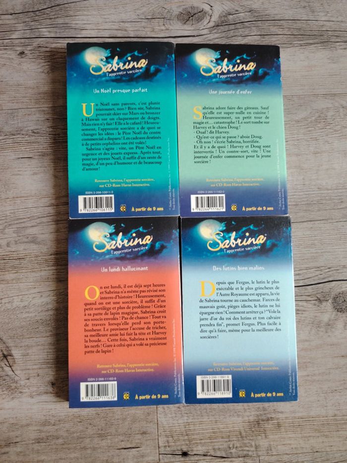 Lot de 4 livres "Sabrina l'apprentie sorcière" - photo numéro 2