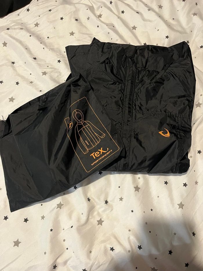 Coupe vent imperméable k way femme Tex noir