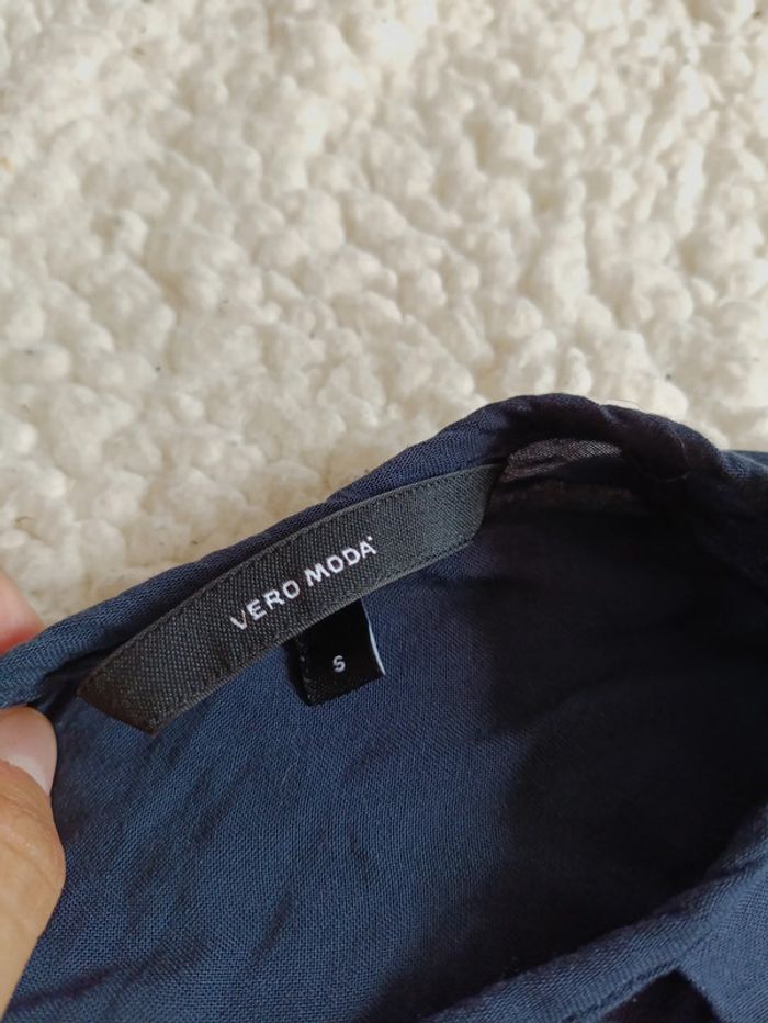 Débardeur bleu marine Vero Moda – coupe fluide chic - photo numéro 2
