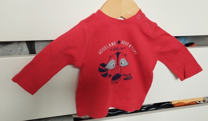 T-shirt ML garçon 1 mois C&A