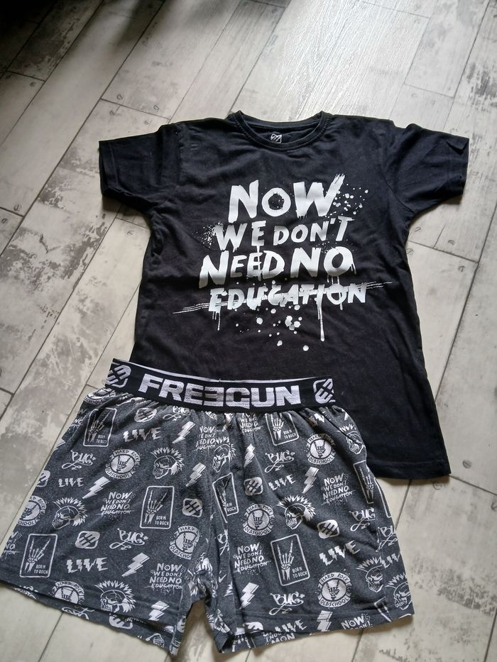 Pyjama short freegun 12 ans