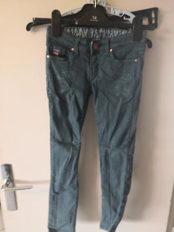 Pantalon vert canard