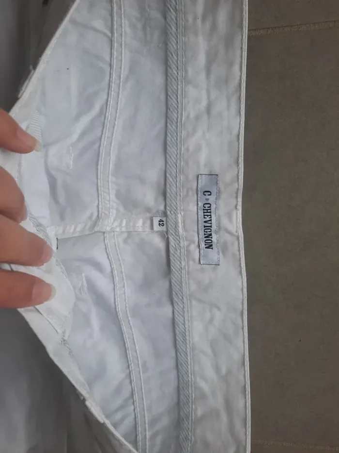 Pantalon homme blanc - photo numéro 3