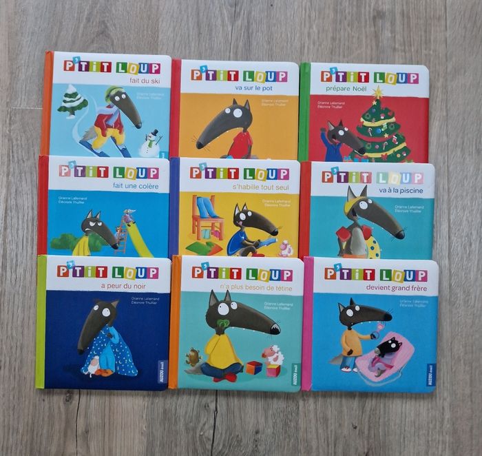 Lot de 9 livres enfant ptit loup