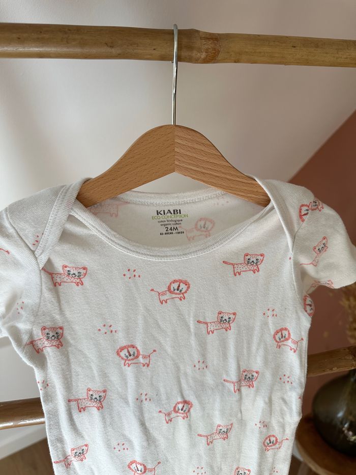 đ Bodie blanc Kiabi 24 mois đ - photo numĂ©ro 3