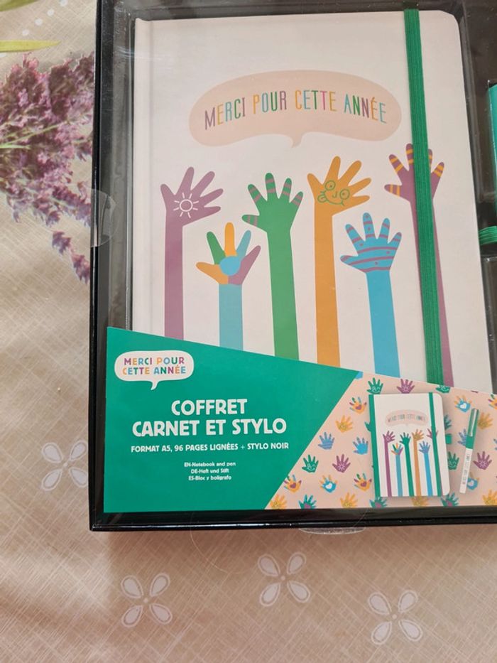 Coffret carnet et stylo - photo numéro 2