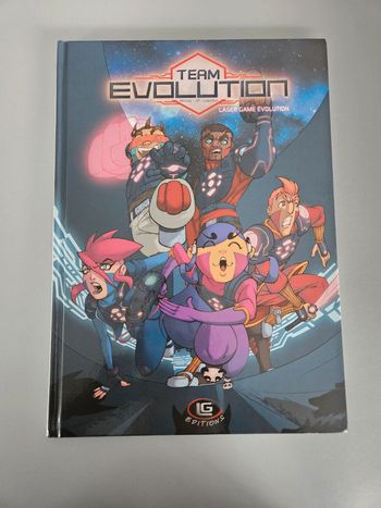 Livre team évolution laser game évolution