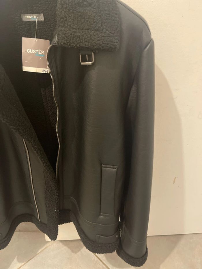 Veste homme imitation cuir taille L - photo numéro 4