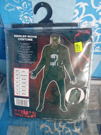 Costume riddler movie neuf