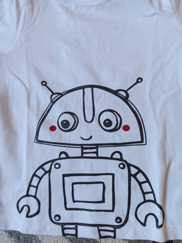 Lot de 2 t-shirts manches longues - 9 mois - photo numéro 2