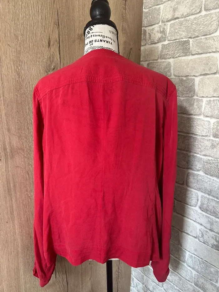 Chemisier rouge taille XL - photo numéro 3