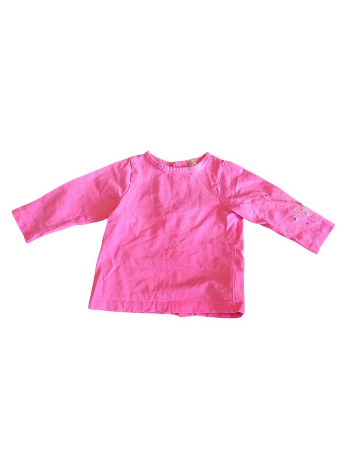 Ensemble robe tee-shirt 6 mois orchestra gris et rose - photo numéro 4