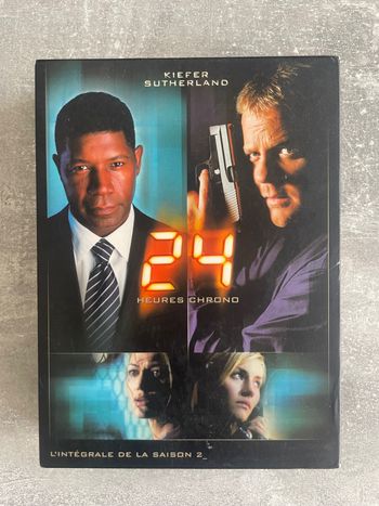 Coffret 7 DVD 24 heures chrono, saison 2 l'intégrale en français.