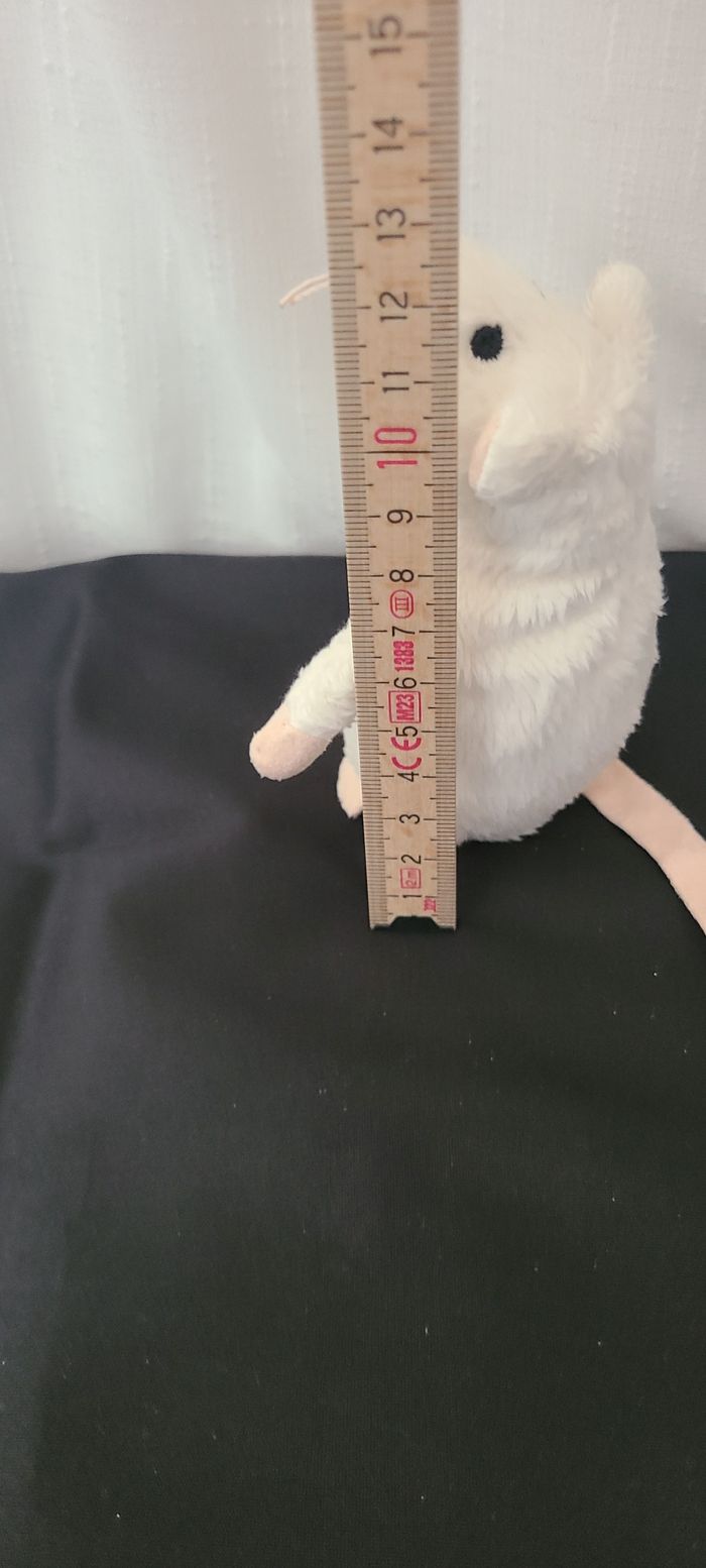 Peluche IKEA souris Gosig Mus peluche peluche blanche figurine souris - photo numéro 4