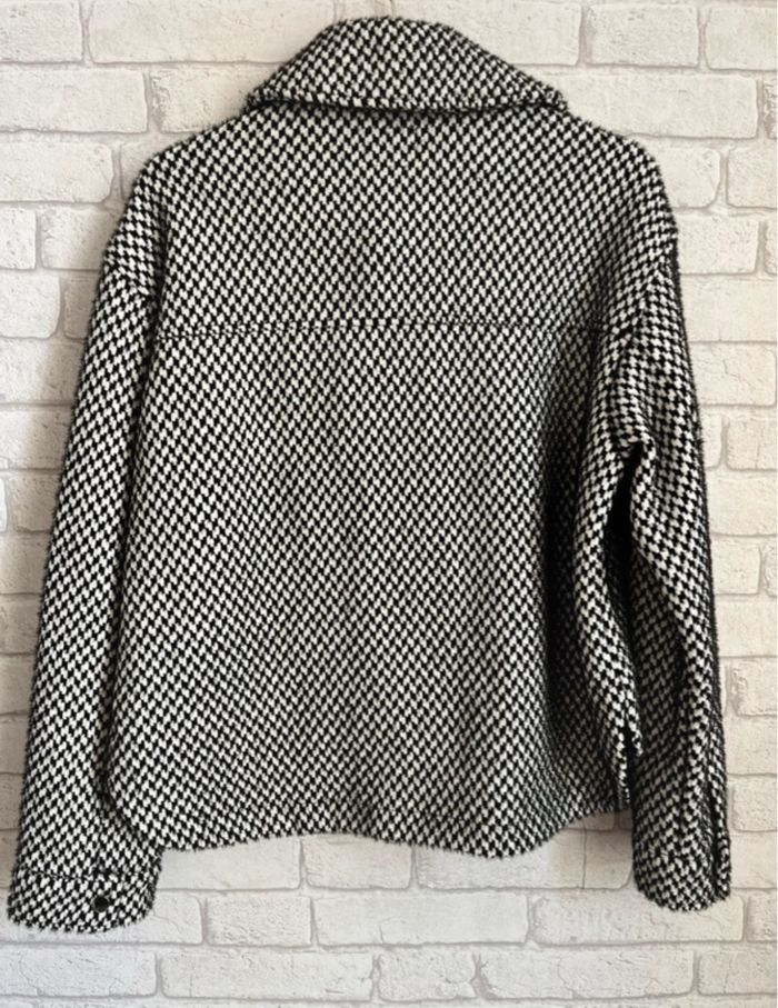 Veste Motifs Pied de poule noir et blanc Pimkie / Veste Pimkie taille L - photo numéro 4