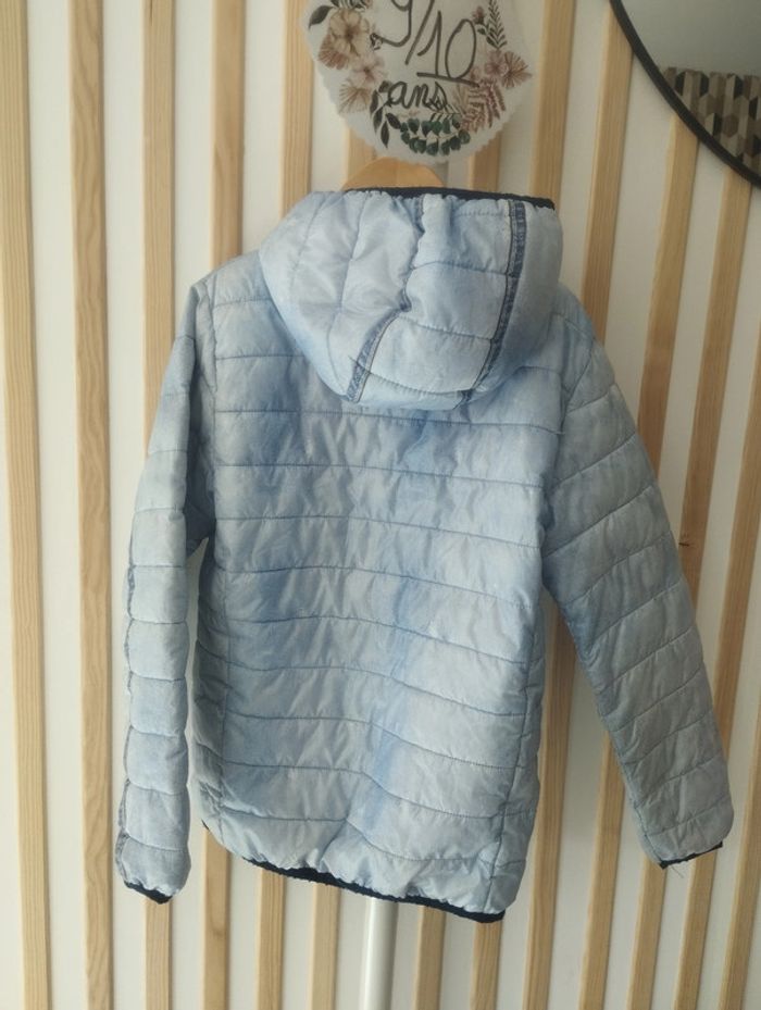 Doudoune Desigual 9/10ans bleue chat - photo numéro 5