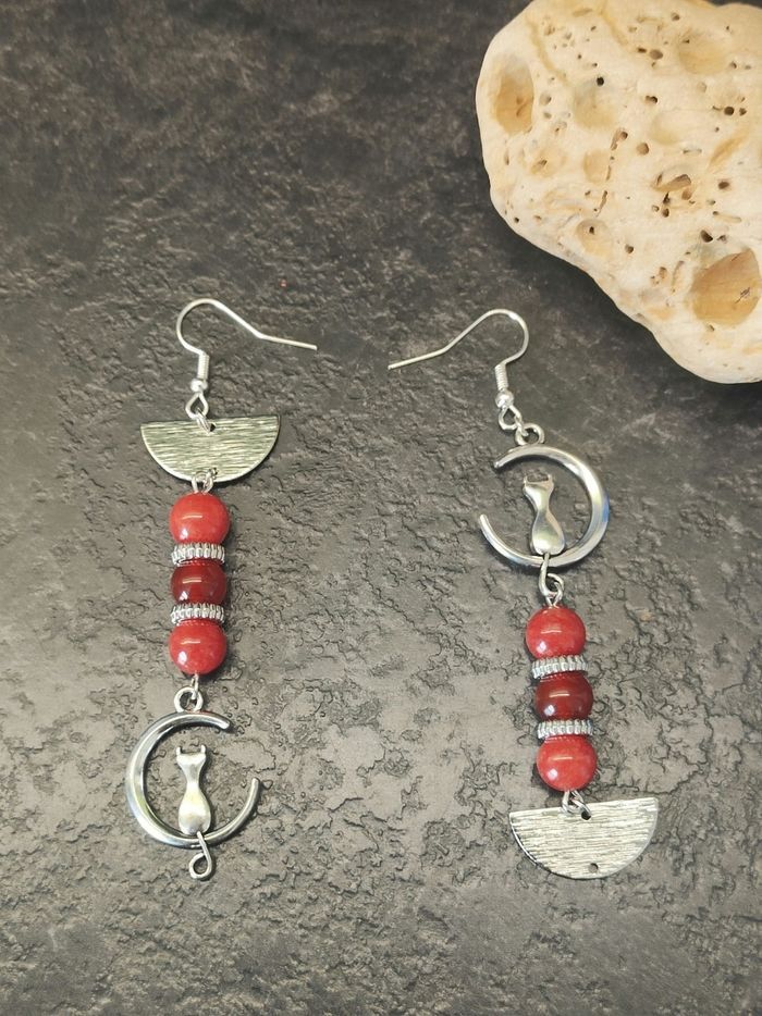 Boucles d'oreilles asymétriques - photo numéro 2
