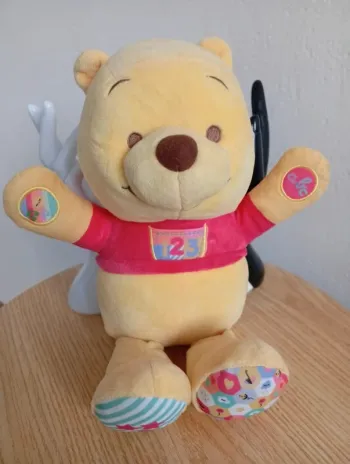 Peluche d'activité interactive Winnie l'ourson 35cm magnifique Winnie the pooh