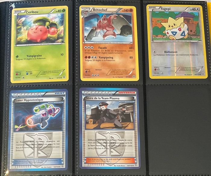 Lot carte Pokémon NB