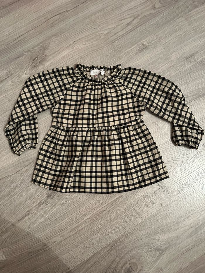 Chemise à carreaux