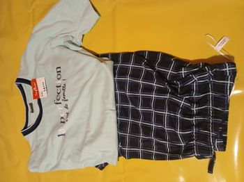 ensemble pyjamas short en coton homme XXL 