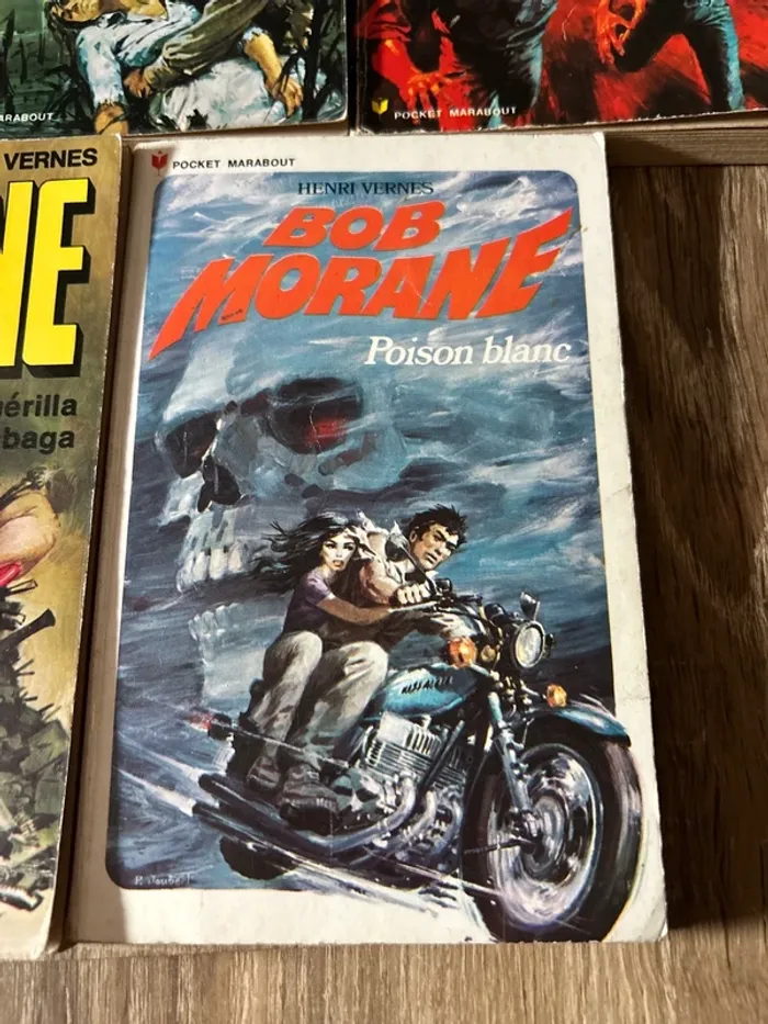 Lot 5 livres Bob Morane - Éditions anciennes Marabout (années 60-70) - photo numéro 3