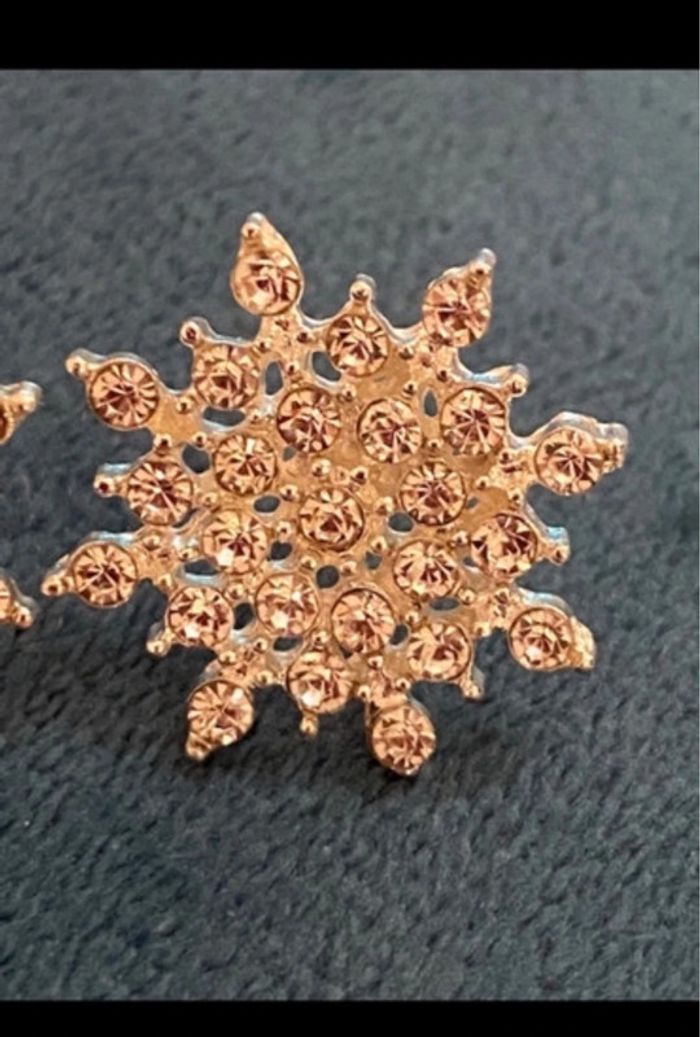 Boucles d oreilles flocon - photo numéro 2