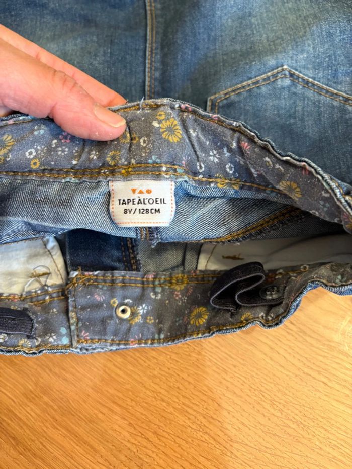 Jupe en jean tape à l’œil taille 8 ans - photo numéro 3