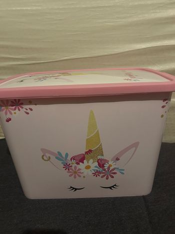 Boîte rangement licorne 