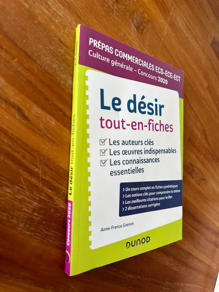 Livre le désir tout en fiche - photo numéro 2