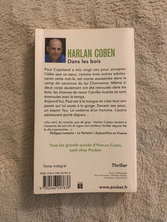 Livre dans les bois Harlan Coben - photo numéro 2
