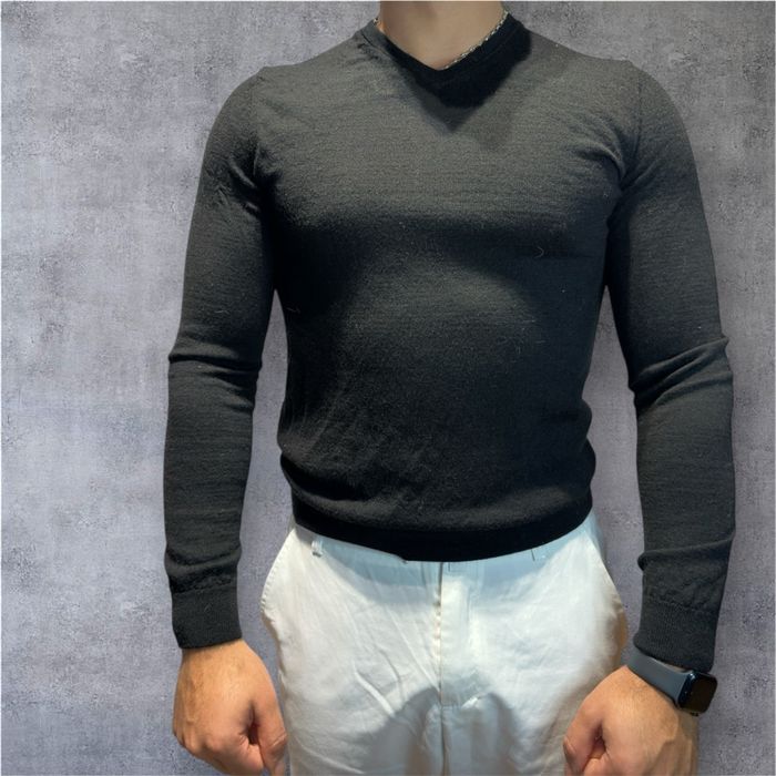 Pull calvin klein vintage -laine merinos - photo numéro 4