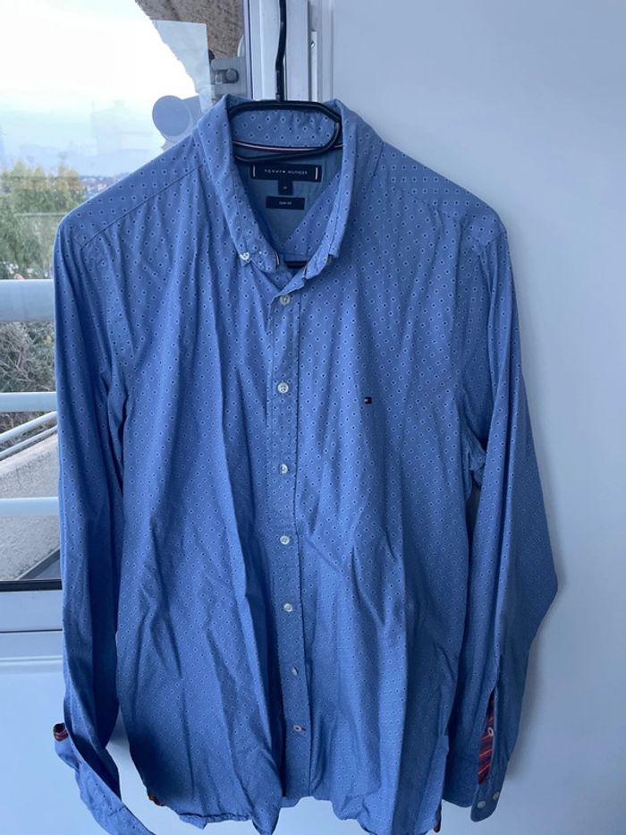 Chemise Slim Fit Homme Tommy Hilfiger M