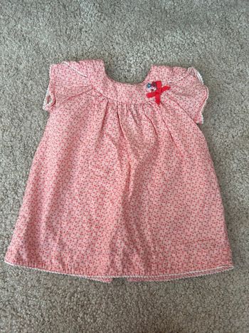 Robe sans manche corail- 6 mois - sergent major