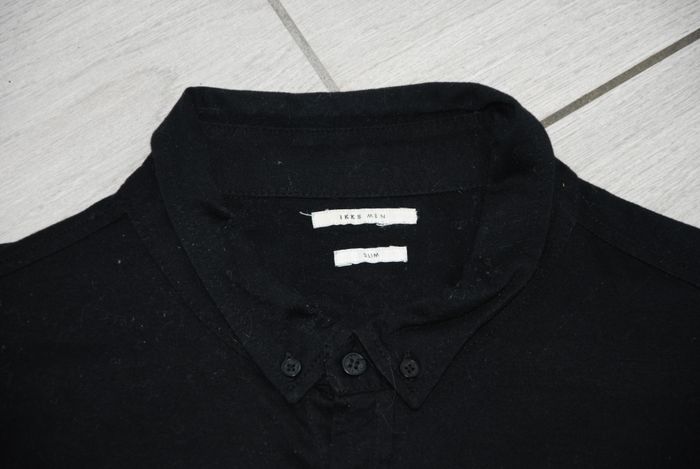 chemise homme XXL coton jersey noir IKKS - photo numéro 2