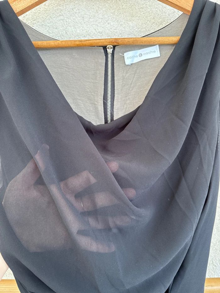 robe noire sans manche - photo numéro 3