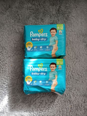 Couche Pampers taille 6