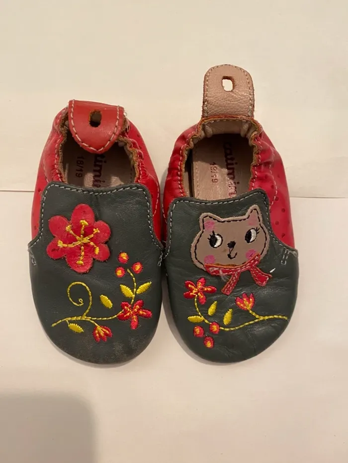 Chaussons bébé fille 18/19 Catimini