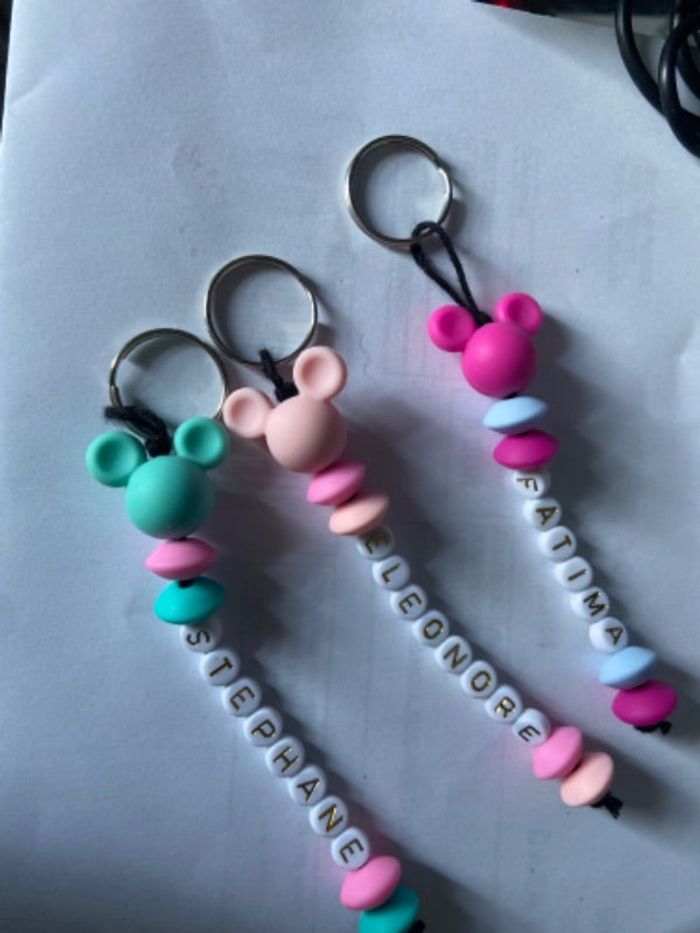 Porte clef Mickey personnalisé