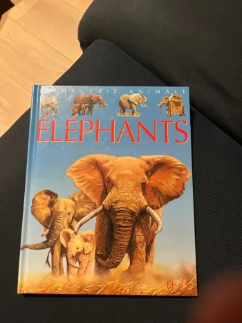 Livre pour enfants la grande imagerie fleurus les éléphants