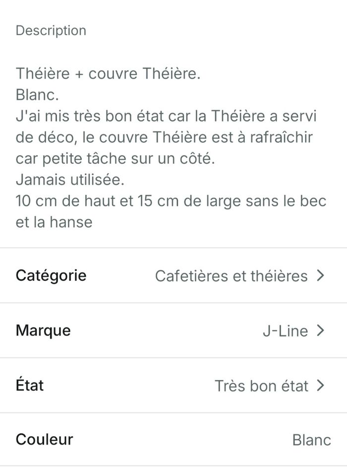 Théière J-Line - photo numéro 8