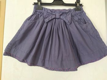 Jupe volante violette
