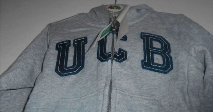 Gilet gris benetton UCB taille 2 ans neuf - photo numéro 3